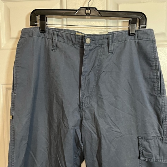 Vintage SilverTab Levi’s Archer Cargo Pant Blue Khaki 35x30 - Picture 3 of 6